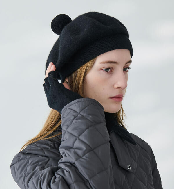  「MACKIE | ラムズウール フィンガーレスグローブ UNISEX」|手袋|