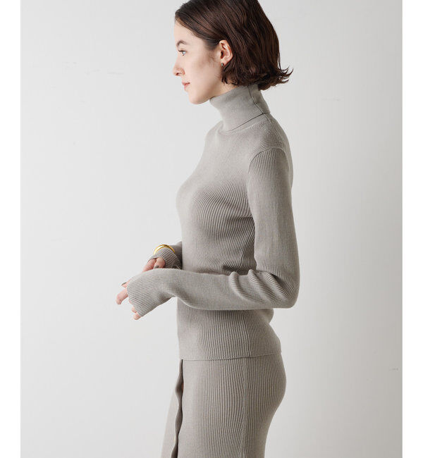  「リブタートルプルオーバー」|ニット・セーター|