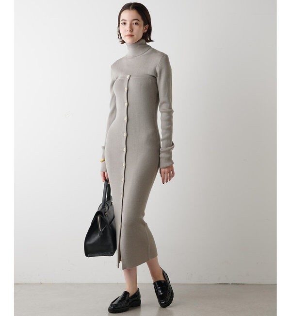  「リブタートルプルオーバー」|ニット・セーター|