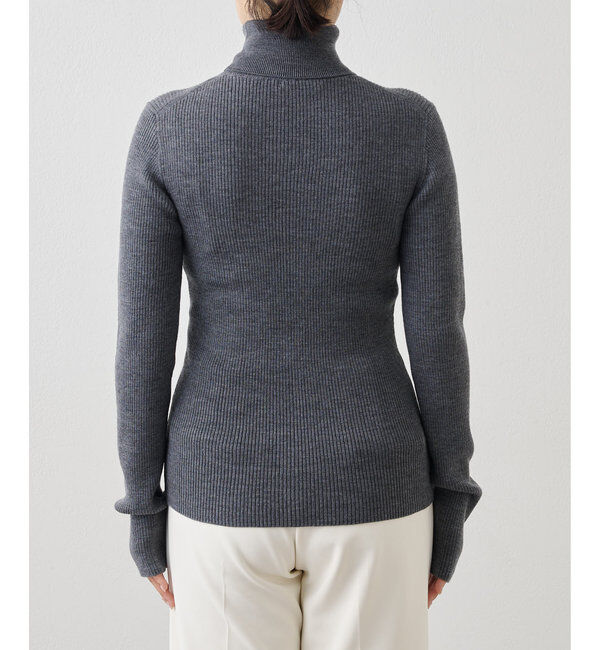  「リブタートルプルオーバー」|ニット・セーター|