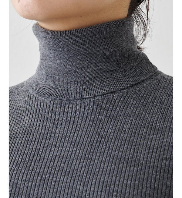  「リブタートルプルオーバー」|ニット・セーター|