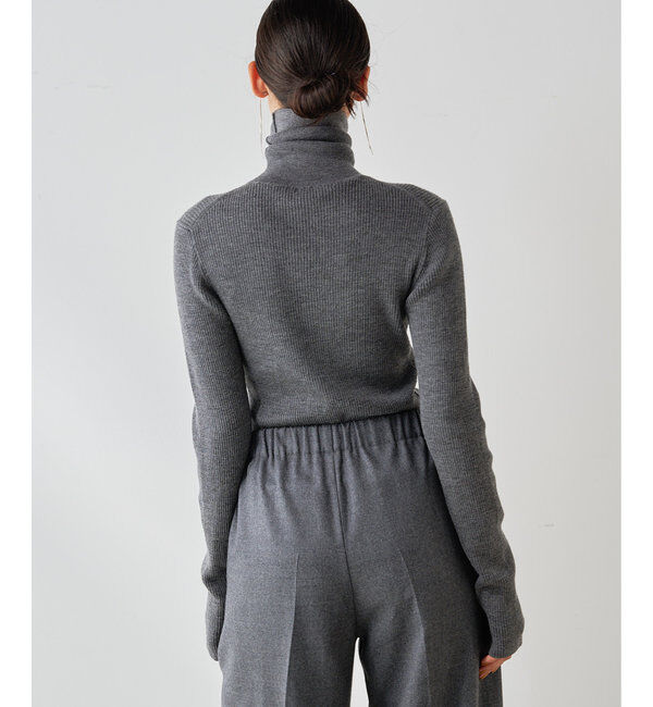  「リブタートルプルオーバー」|ニット・セーター|