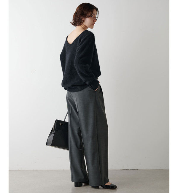  「ワイドタックパンツ」|チノ|