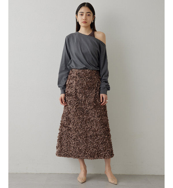 GEMINI「【GEMINI】フラワーモチーフスカート」|スカート|