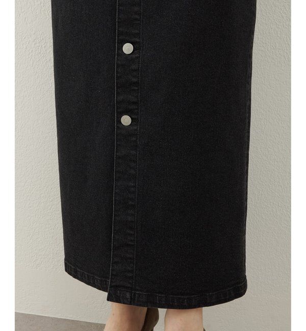  「ストレッチデニムワンピース」|ワンピース|