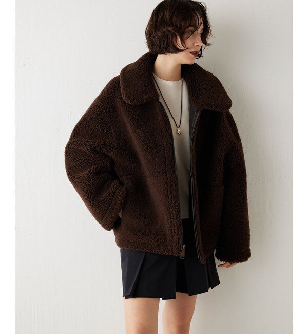 GEMINI「【GEMINI】ムートンブルゾンコート」|ブルゾン・スタジャン|