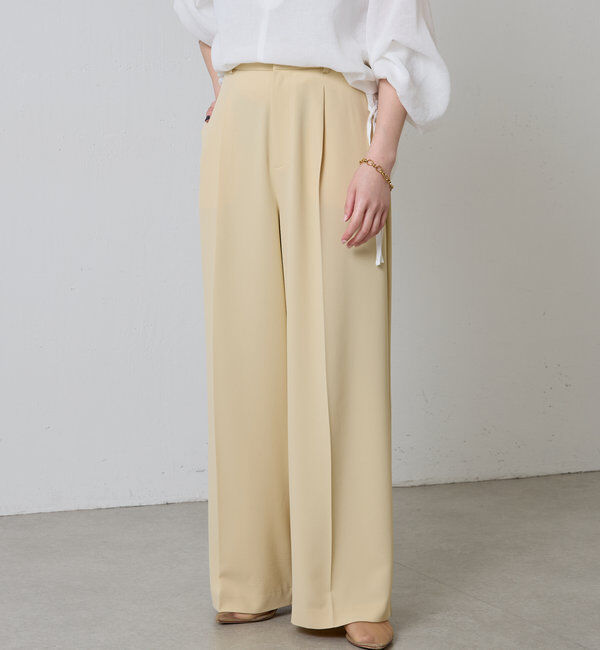  「ジャージワイドパンツ」|チノ|