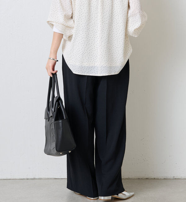  「ジャージワイドパンツ」|チノ|