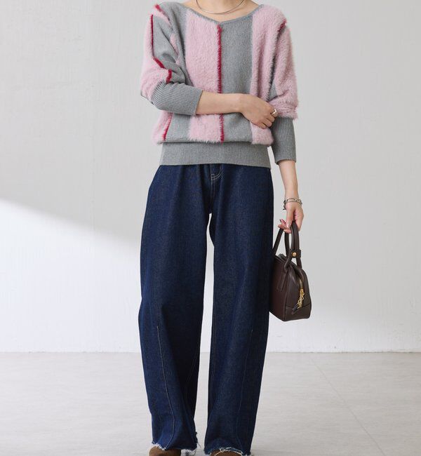  「ミックス糸ニット」|ニット・セーター|