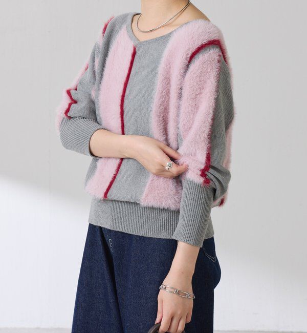  「ミックス糸ニット」|ニット・セーター|