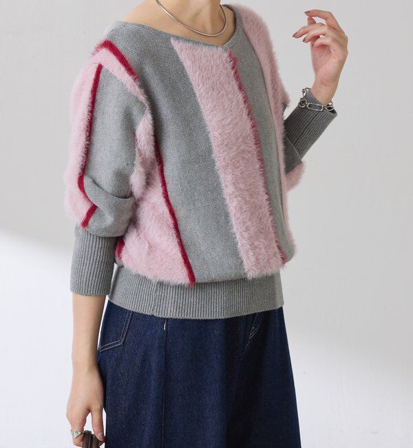  「ミックス糸ニット」|ニット・セーター|