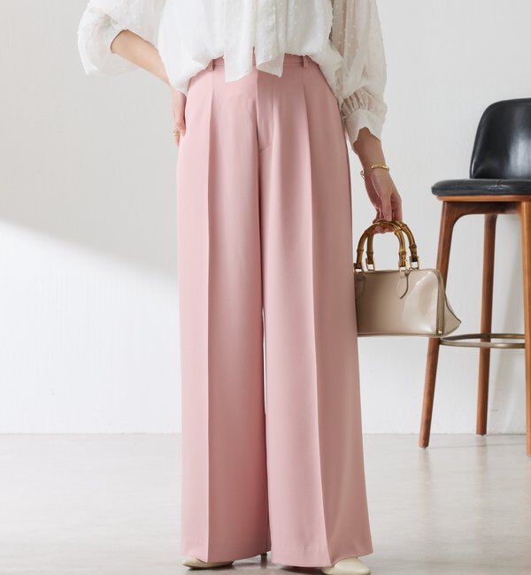  「《予約販売中》【高機能/マイナス3kg/5サイズ展開】ジャージワイドパンツ」|チノ|