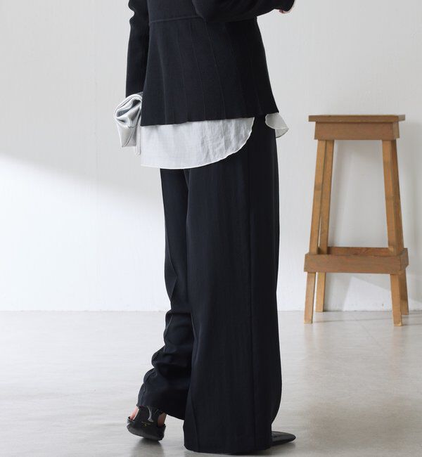  「《予約販売中》【高機能/マイナス3kg/5サイズ展開】ジャージワイドパンツ」|チノ|
