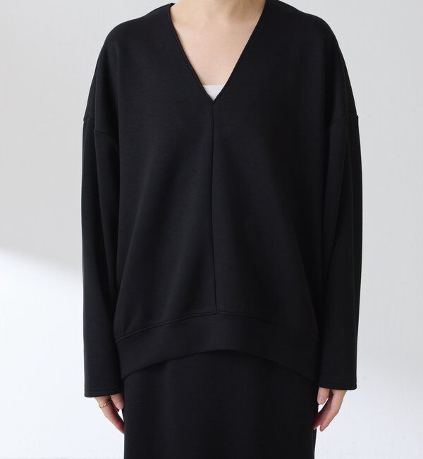  「ポンチＶカットプルオーバー」|Tシャツ・カットソー|