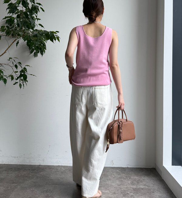  「スクエアニットタンク」|ニット・セーター|