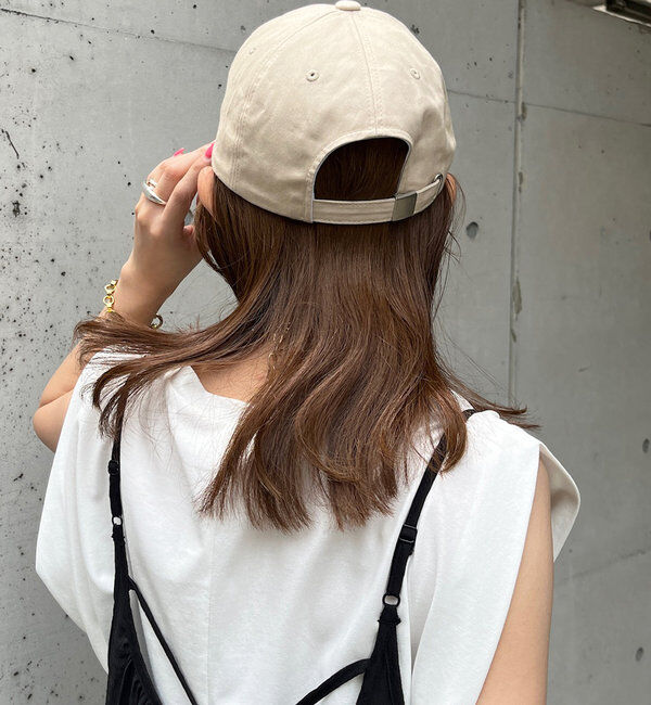  「３段刺繍ロゴキャップ」|ハット|