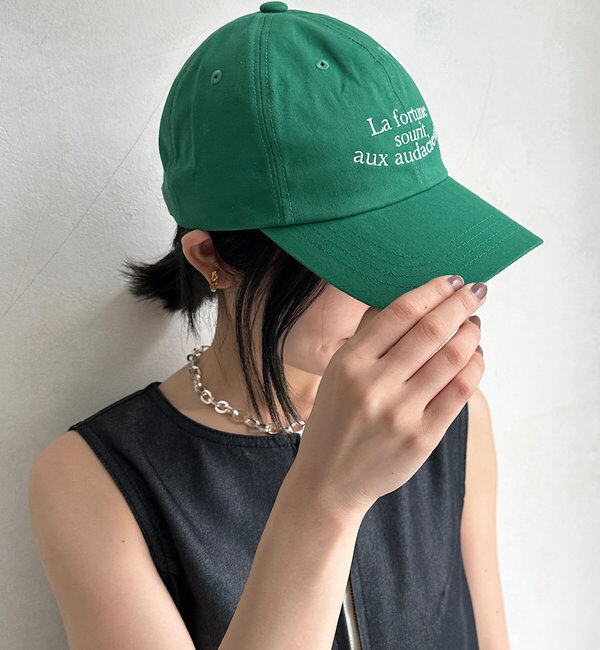  「３段刺繍ロゴキャップ」|ハット|