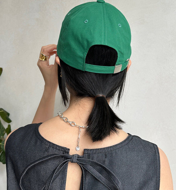  「３段刺繍ロゴキャップ」|ハット|