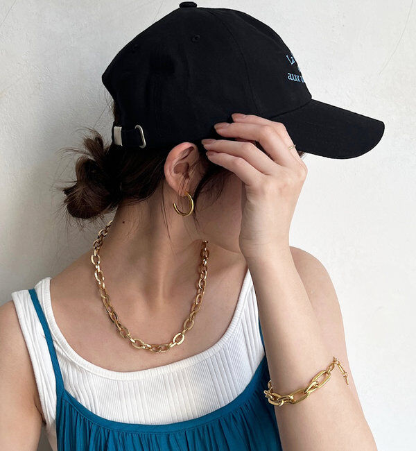  「３段刺繍ロゴキャップ」|ハット|