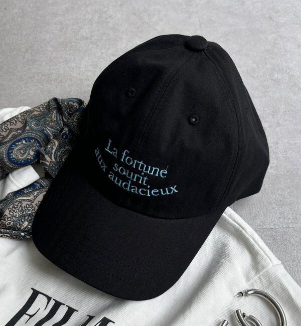  「３段刺繍ロゴキャップ」|ハット|