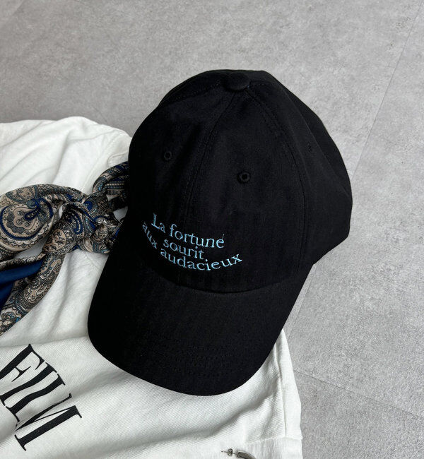  「３段刺繍ロゴキャップ」|ハット|