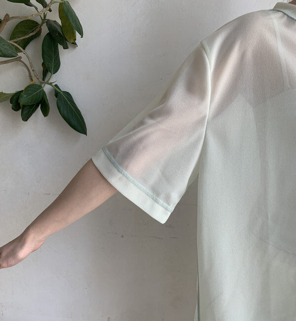  「トリコットオーガンジーTEE」|Tシャツ・カットソー|