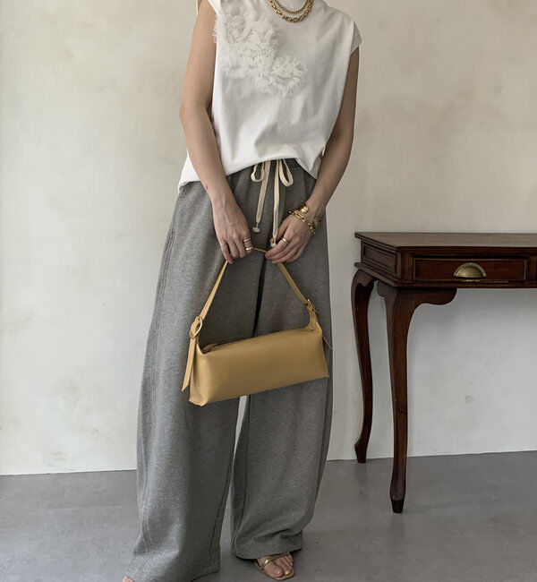  「3DチュールモチーフTEE」|Tシャツ・カットソー|