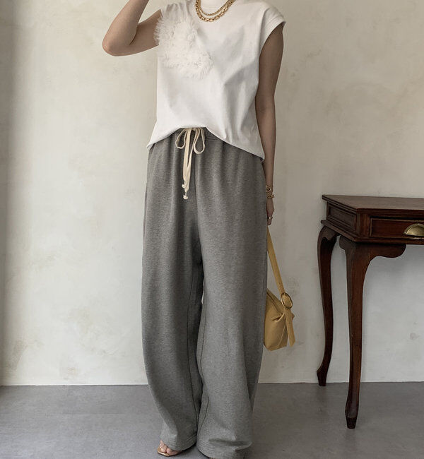  「3DチュールモチーフTEE」|Tシャツ・カットソー|