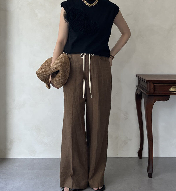  「3DチュールモチーフTEE」|Tシャツ・カットソー|