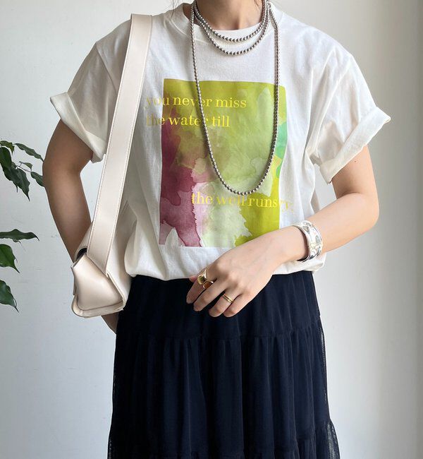  「【WEB限定】ロゴペイントTEE」|Tシャツ・カットソー|