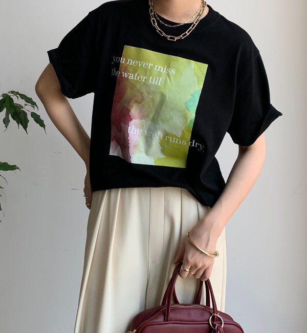  「【WEB限定】ロゴペイントTEE」|Tシャツ・カットソー|