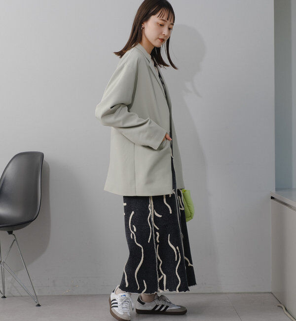  「【裏地あり/デザイン袖】デザインオーバージャケット」|ブルゾン・スタジャン|