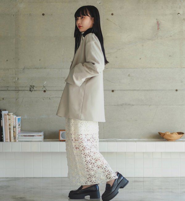  「【裏地あり/デザイン袖】デザインオーバージャケット」|ブルゾン・スタジャン|