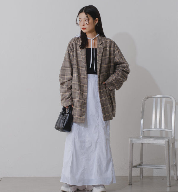  「【裏地あり/デザイン袖】デザインオーバージャケット」|ブルゾン・スタジャン|