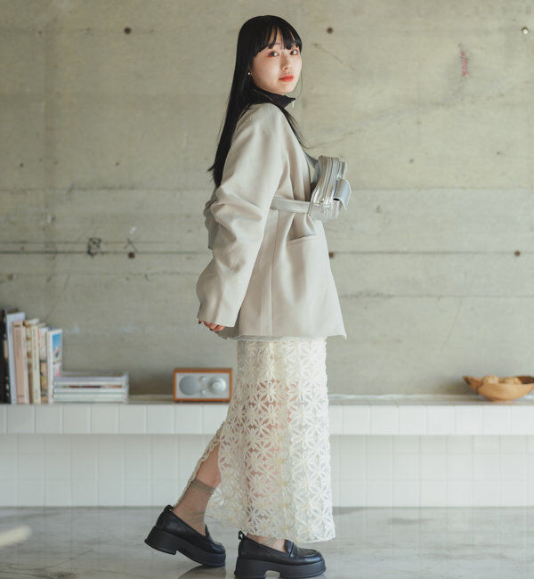  「【裏地あり/デザイン袖】デザインオーバージャケット」|ブルゾン・スタジャン|