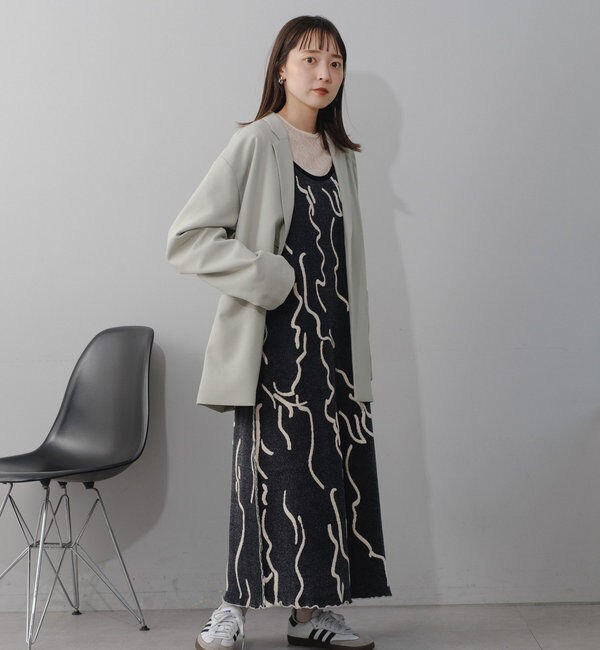  「【裏地あり/デザイン袖】デザインオーバージャケット」|ブルゾン・スタジャン|