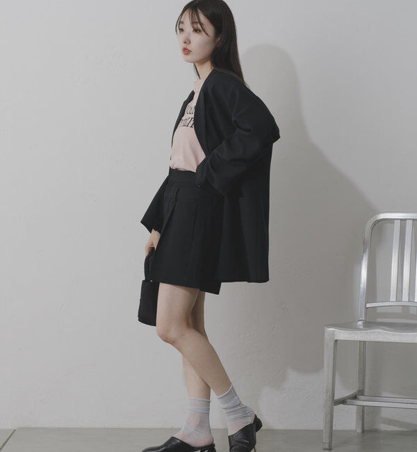  「【裏地あり/デザイン袖】デザインオーバージャケット」|ブルゾン・スタジャン|