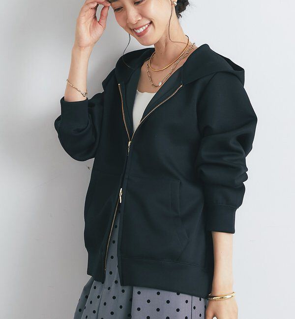  「《羽織にも一枚着にも◎》ダンボールコンパクトパーカー」|Tシャツ・カットソー|ブラック