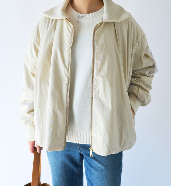  「パデットキルトバルーンジャケット」|その他|ベージュ