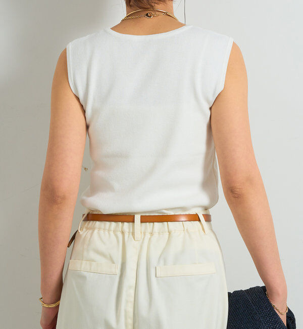  「《着心地が良い》ニットタンクトップ」|ニット・セーター|