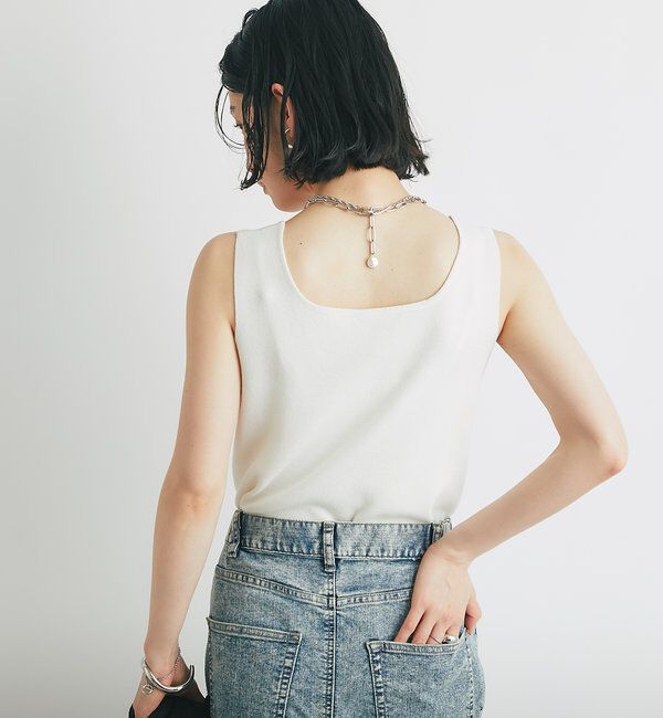  「《着心地が良い》ニットタンクトップ」|ニット・セーター|