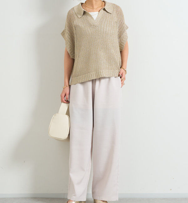  「《着心地が良い》ニットタンクトップ」|ニット・セーター|
