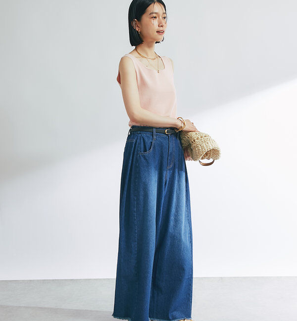  「《着心地が良い》ニットタンクトップ」|ニット・セーター|