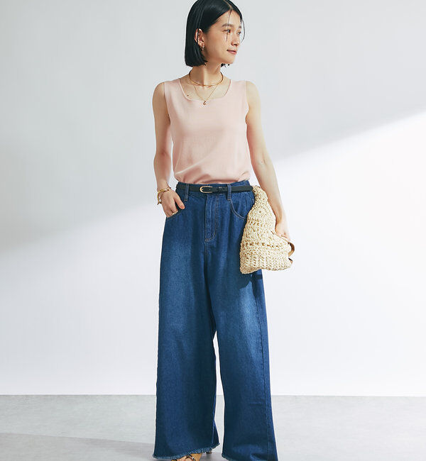  「《着心地が良い》ニットタンクトップ」|ニット・セーター|