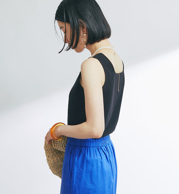  「《着心地が良い》ニットタンクトップ」|ニット・セーター|