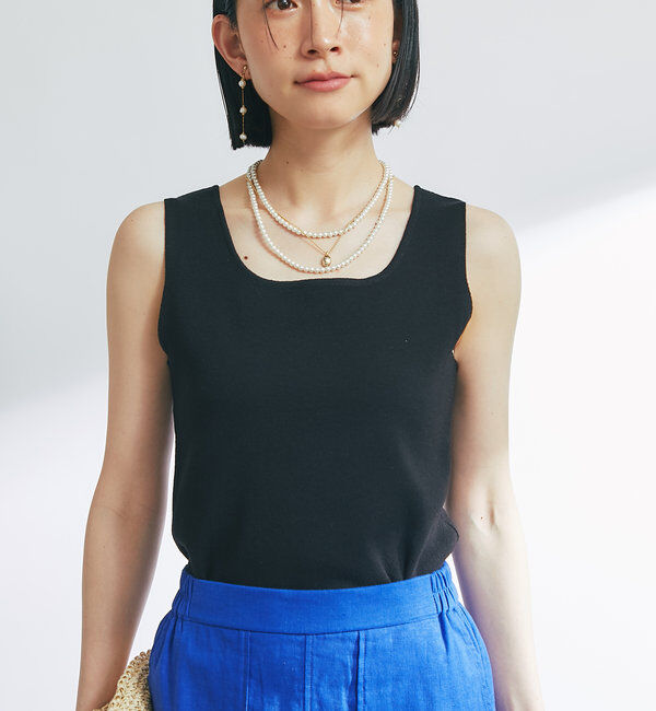  「《着心地が良い》ニットタンクトップ」|ニット・セーター|