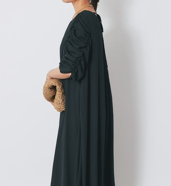  「ドレープシャーリングワンピース」|その他|