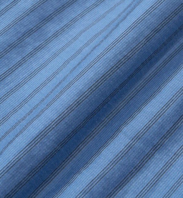  「《後ろ姿も綺麗に決まる◎》シアードビーストライプブラウス」|シャツ・ブラウス|