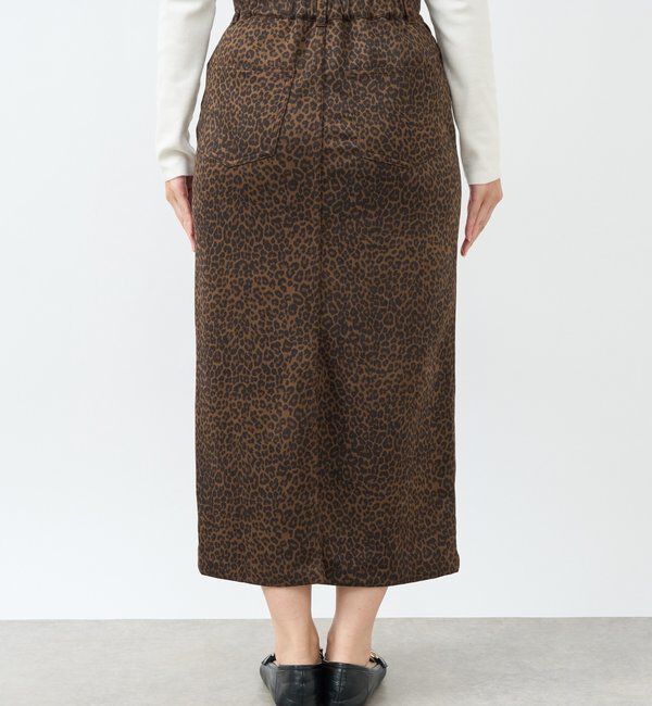  「《美シルエット◎》スエードナロースカート」|スカート|