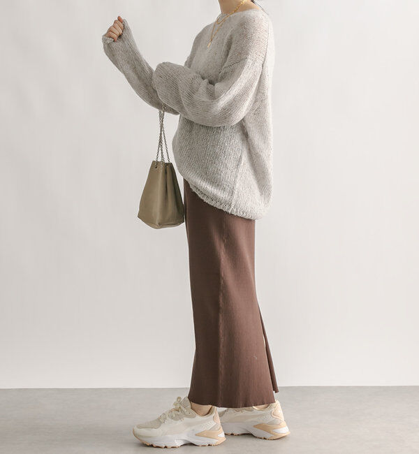  「予約【新色追加/マイナス3kg/レビュー高評価☆】リブタイトスカート」|スカート|